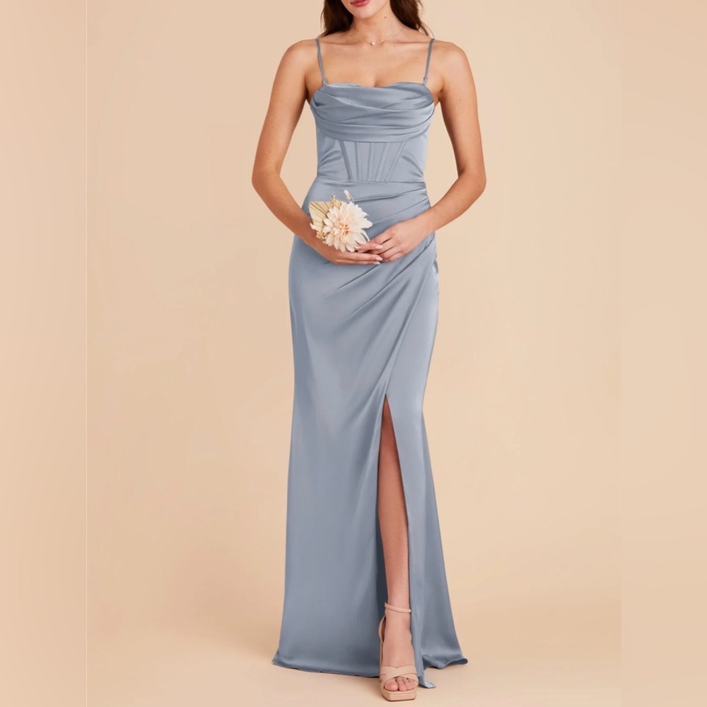 Birdy Grey Slate Blue Maxi Dress